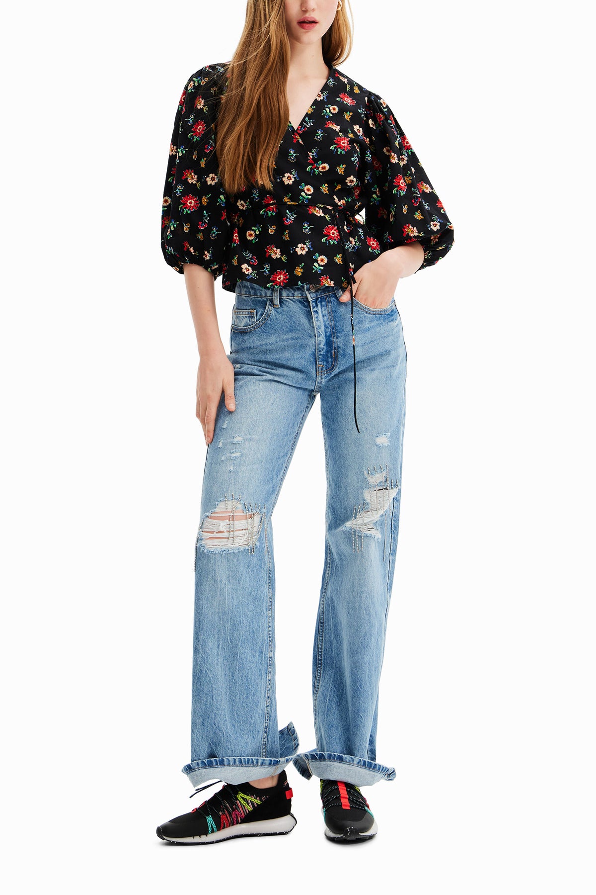 Blusa Desigual Emma Mujer 23SWBWX62000