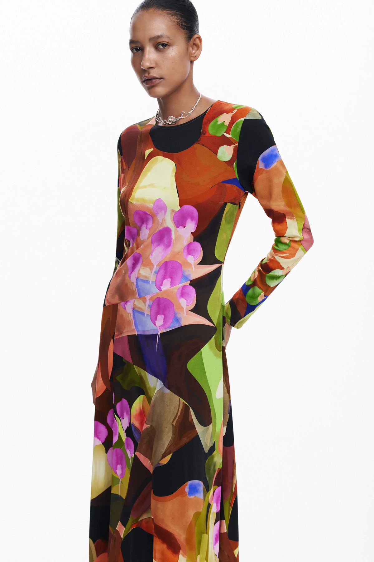 Vestido Desigual Petals_Lacroix Mujer 24WWVW186096