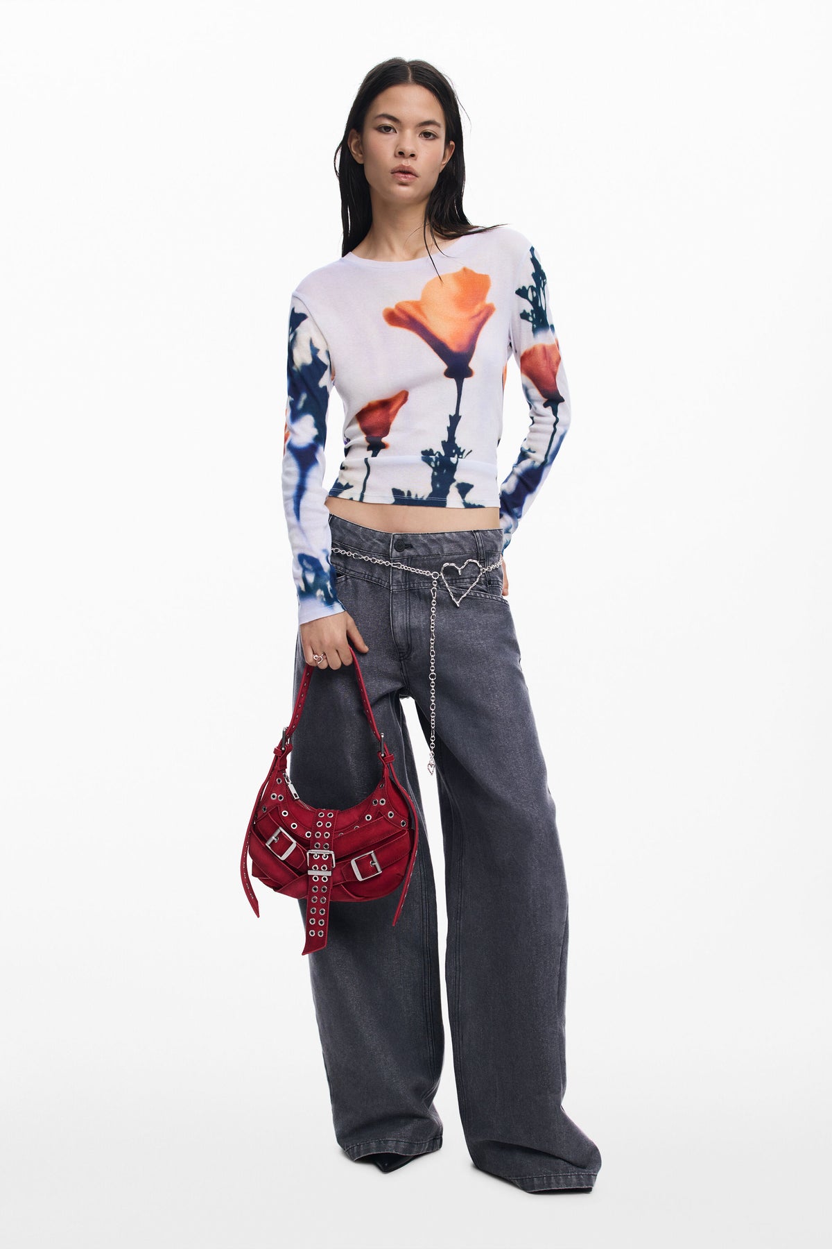 Camiseta Desigual Poppy Mujer 25WWTKYW1000
