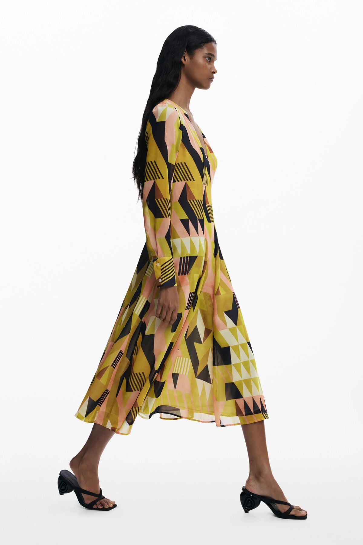 Vestido Desigual Geometria_ Mujer 25WWVW284010