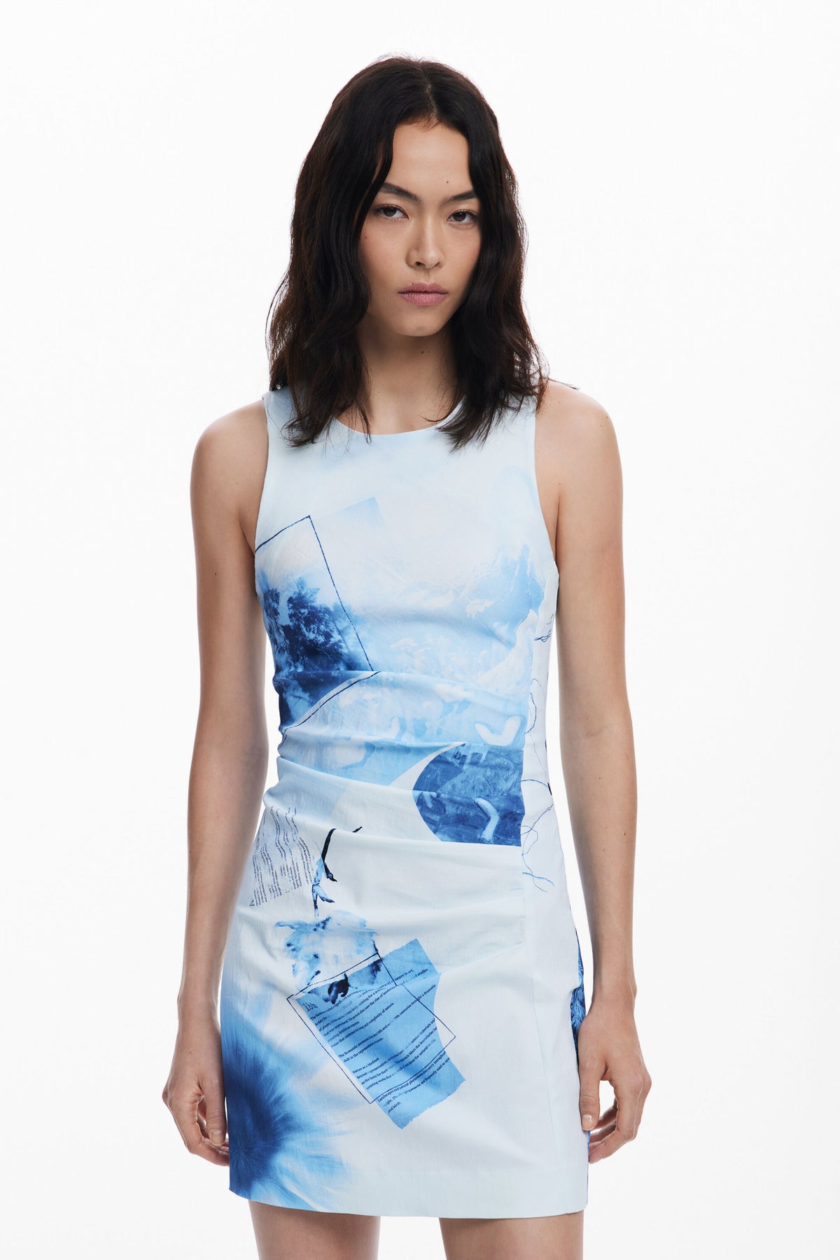 Vestido Desigual Fotoazul Mujer 25WWVW315002