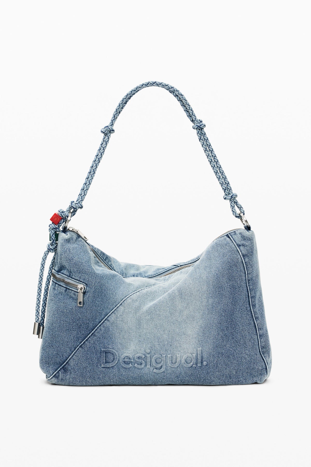 Bolso Desigual Half Logo Denim L Mujer 26SAXD275005