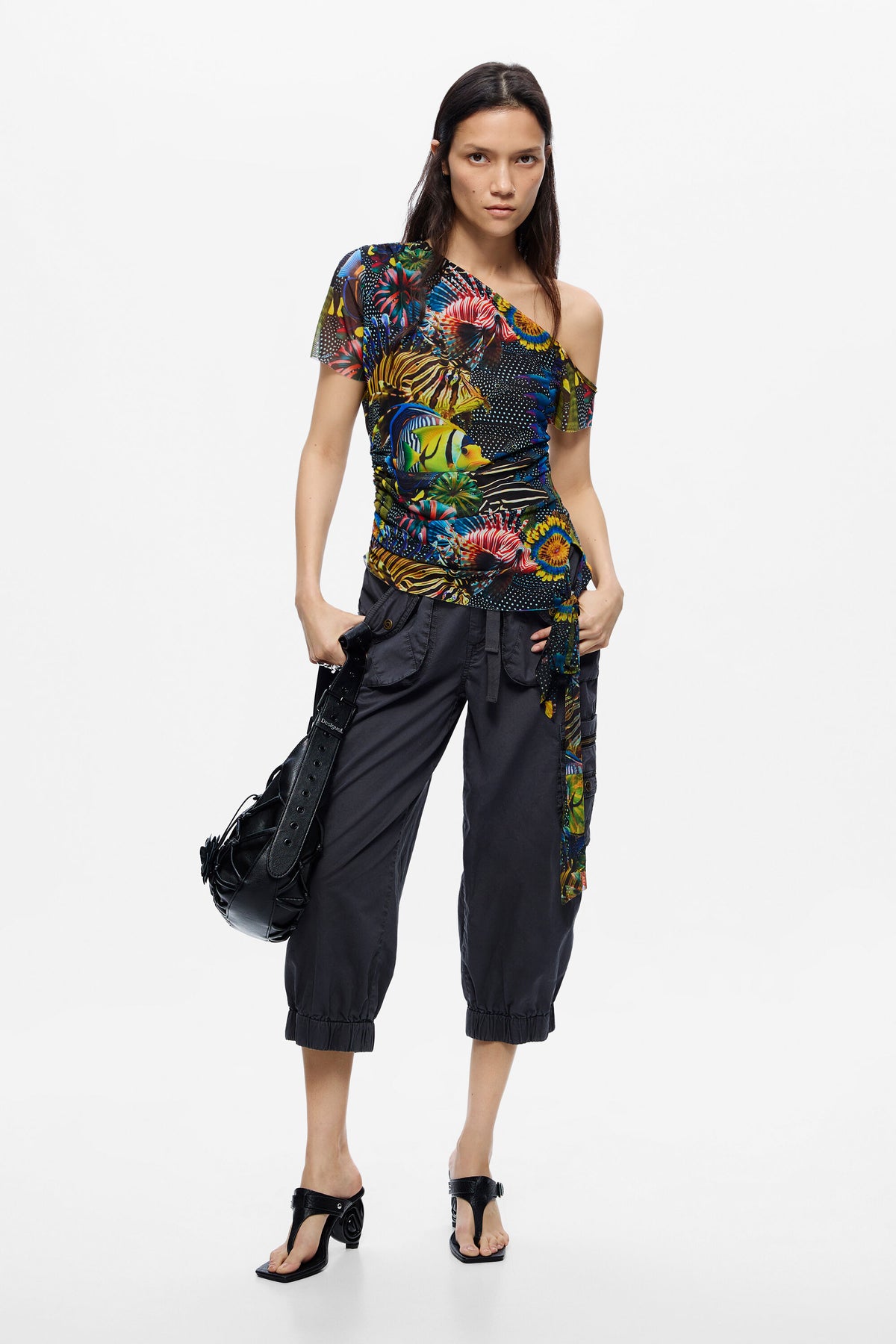 Camiseta Desigual Gupy_Lacroix Mujer 26SWTKXY2000
