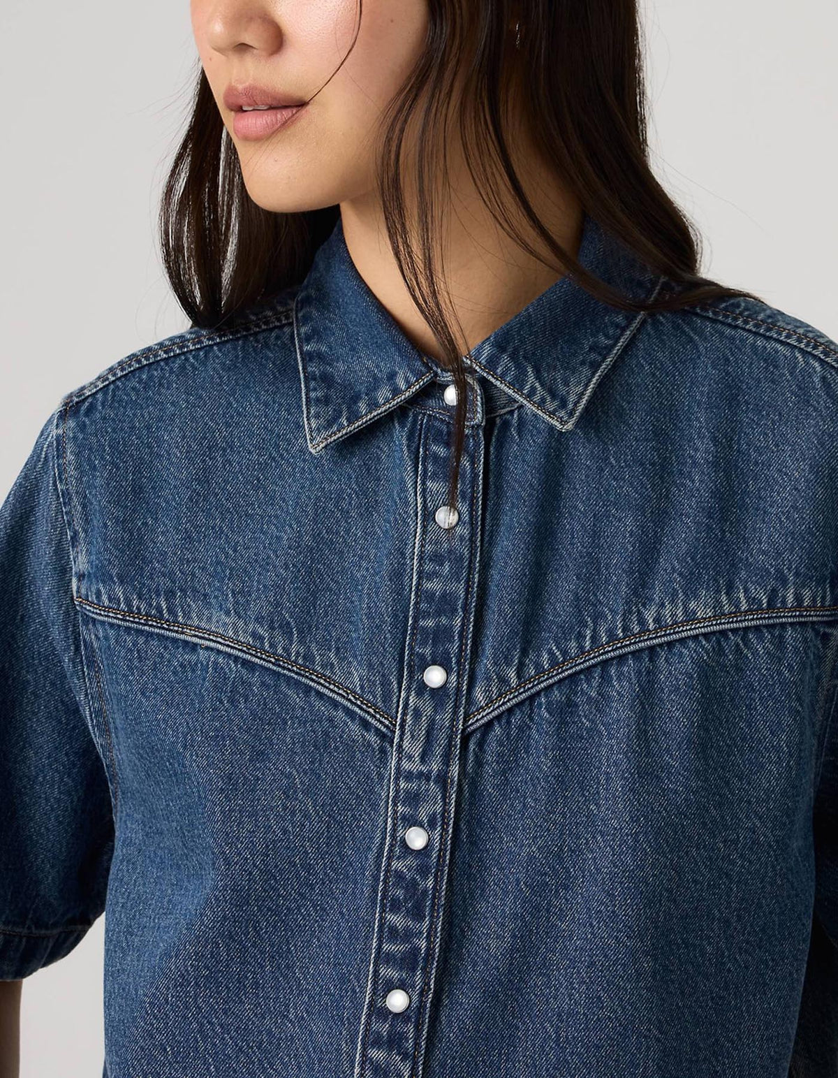 Camisa Manga Corta Levis Mujer 236125