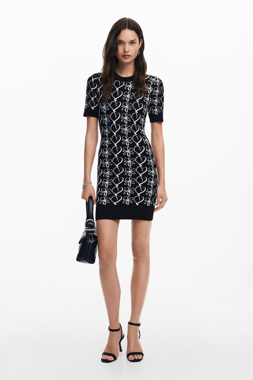 Vestido Desigual Coeurs_Lacroix Mujer 24WWVF102000