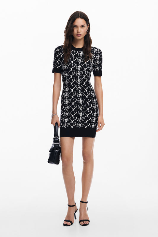 Vestido Desigual Coeurs_Lacroix Mujer 24WWVF102000