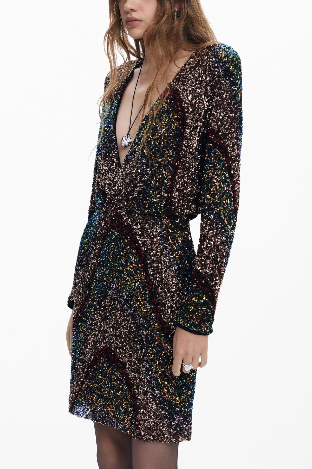 Vestido Desigual Reprise_Vest_Luna Mujer 24WWVKY49019