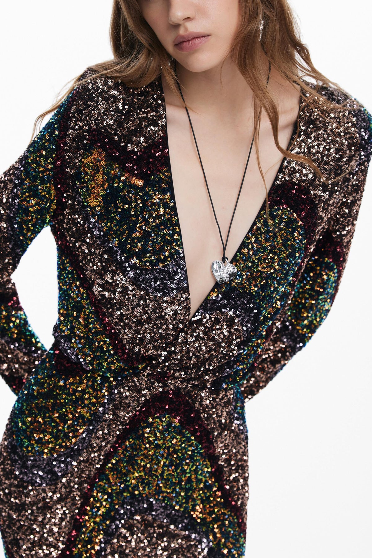 Vestido Desigual Reprise_Vest_Luna Mujer 24WWVKY49019