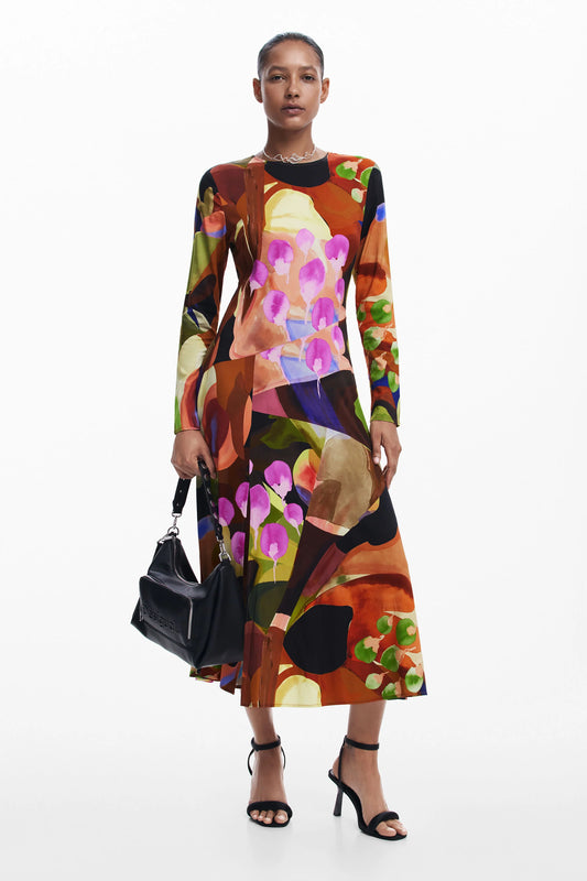 Vestido Desigual Petals_Lacroix Mujer 24WWVW186096