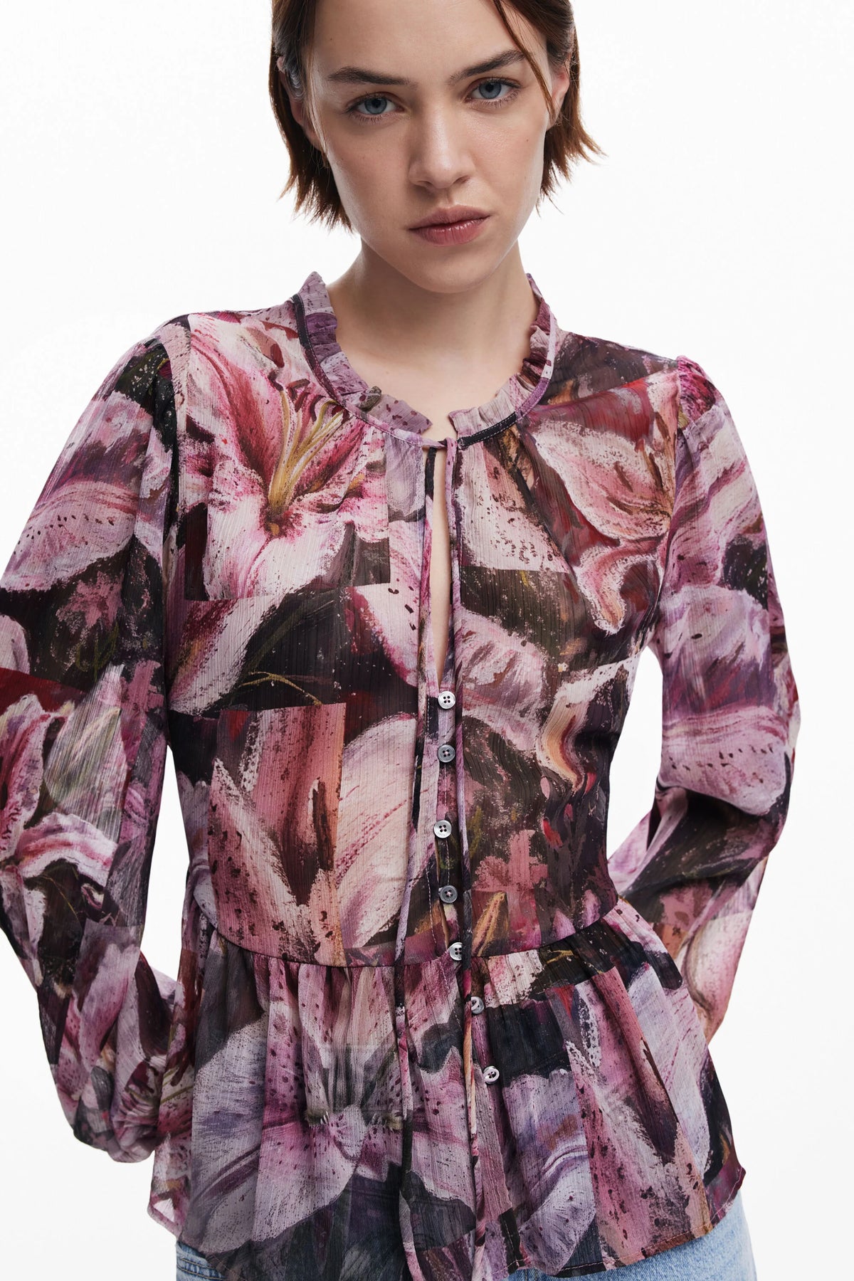 Blusa Desigual_Lir Mujer 25SWBWX33035