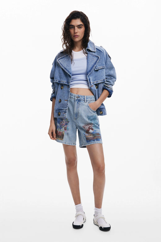 Short Desigual Inidan Mujer 25SWDD245053