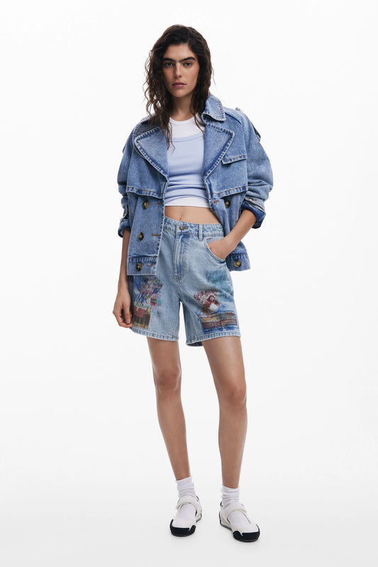 Short Desigual Inidan Mujer 25SWDD245053