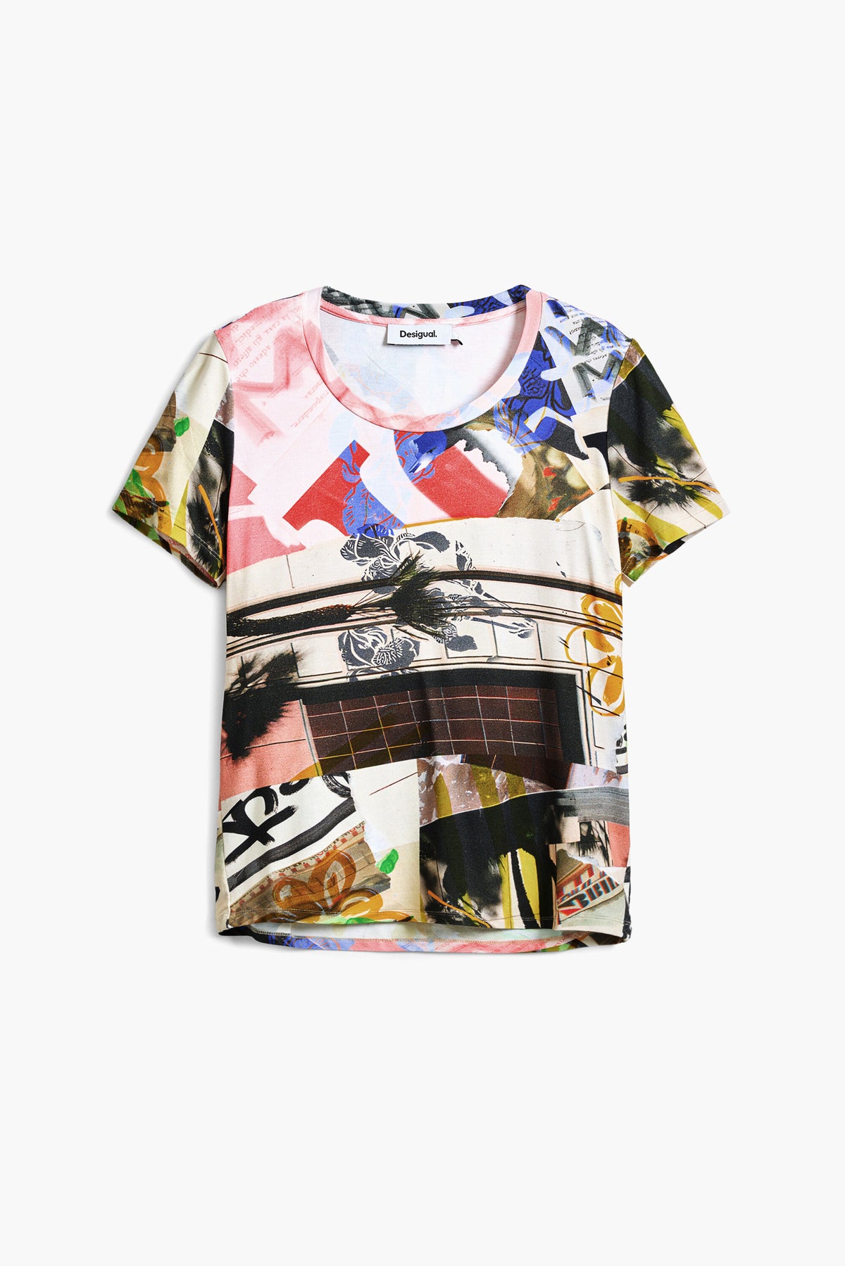 Camiseta Desigual Collage Mujer 25SWTK149019