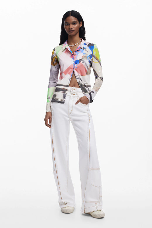 Camiseta Desigual Machenszie Mujer 25SWTKA29019