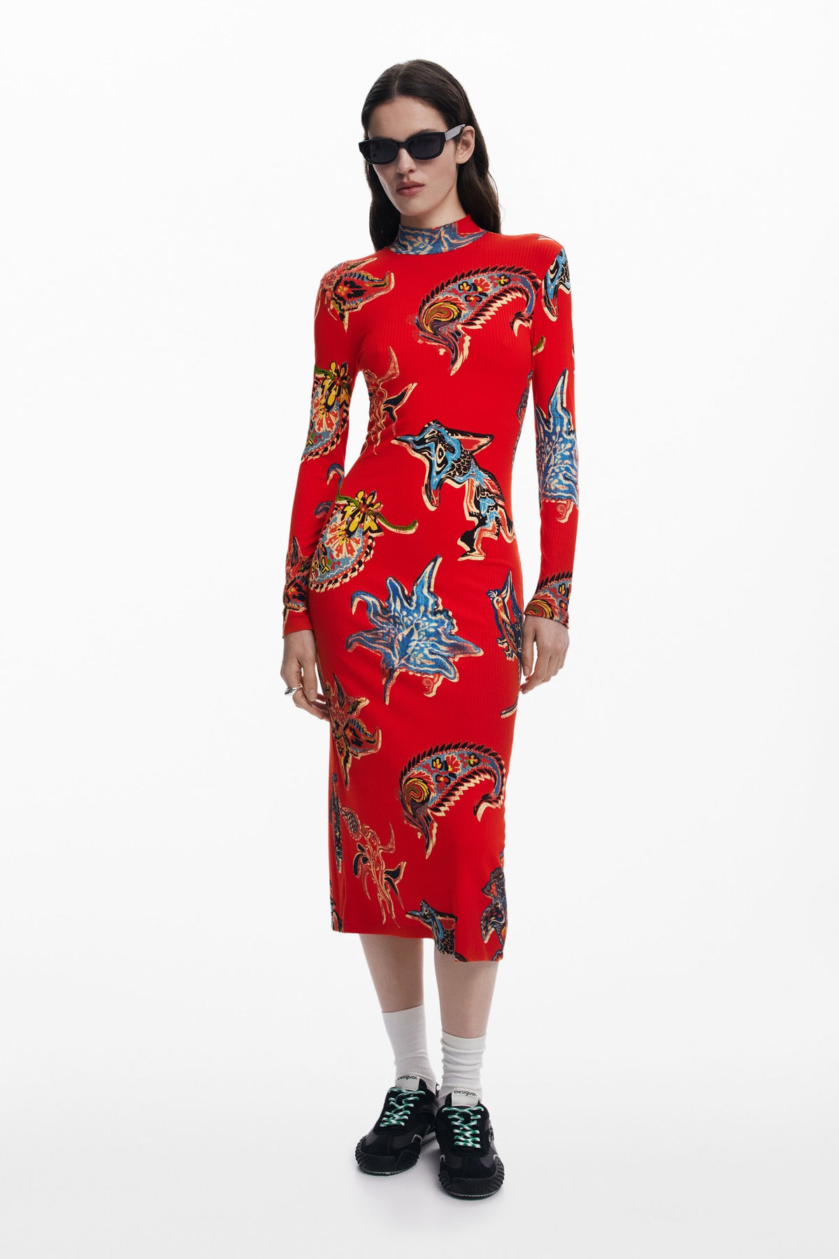 Vestido Desigual Melted Paisleys Mujer 25SWVK313136
