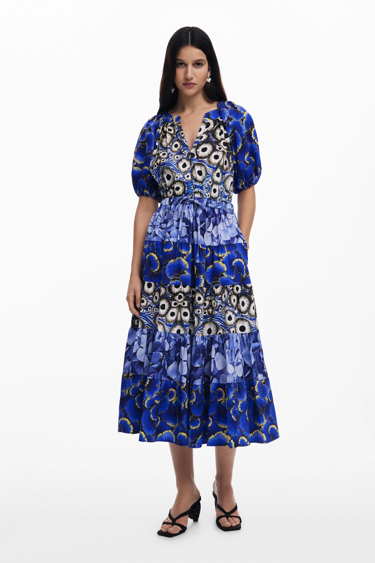 Vestido Desigual Cells Long_Lacroix Mujer 25SWVW025000