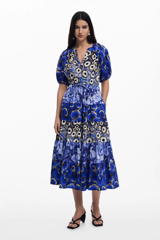 Vestido Desigual Cells Long_Lacroix Mujer 25SWVW025000