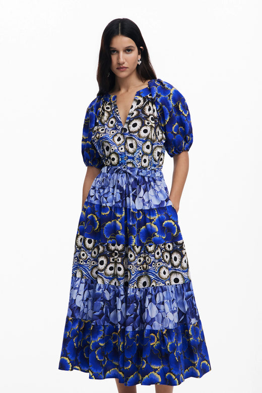 Vestido Desigual Cells Long_Lacroix Mujer 25SWVW025000