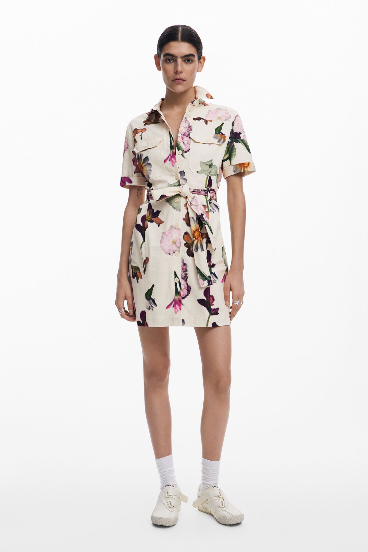 Vestido Desigual Monicawhite Mujer 25SWVW131001
