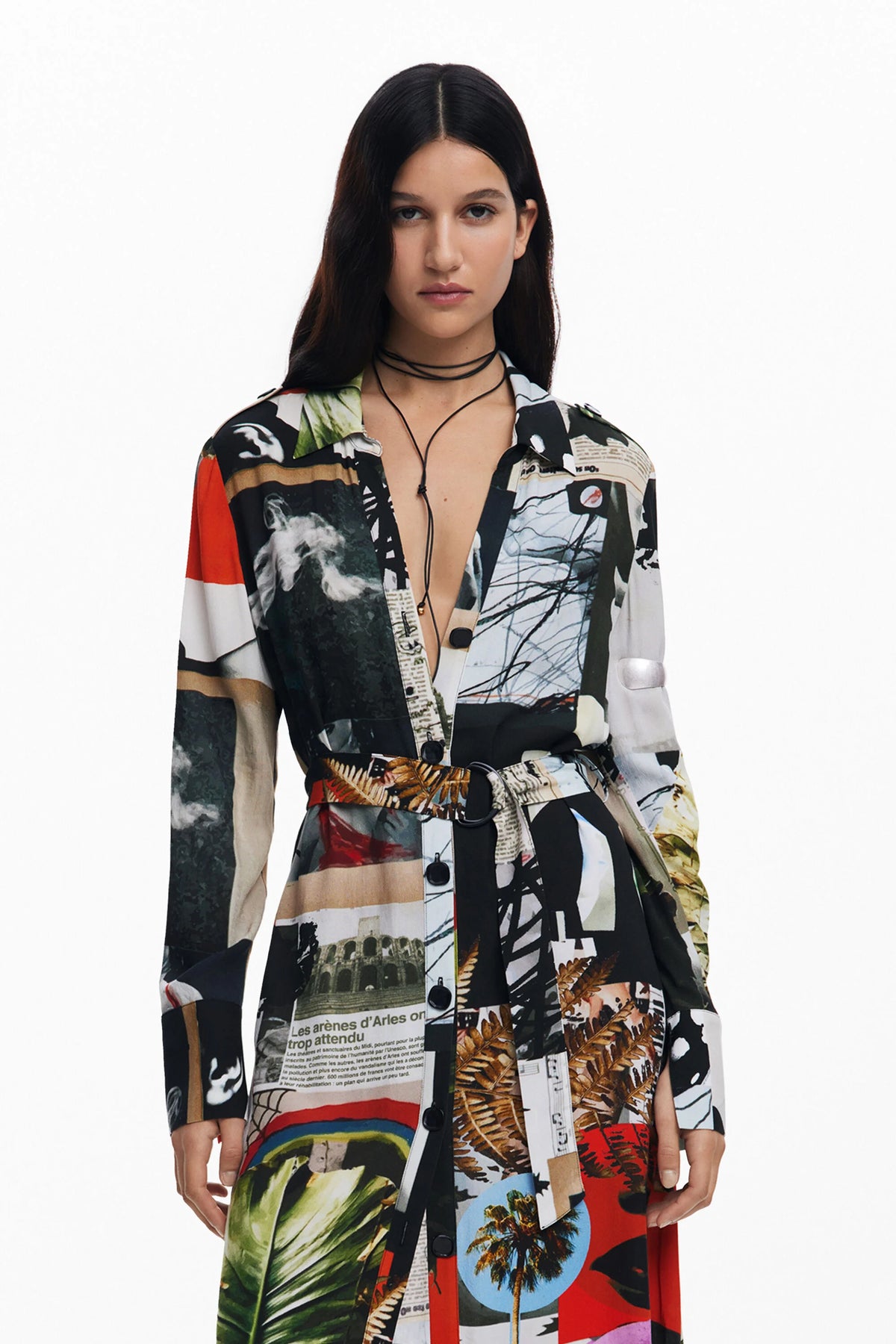 Vestido Desigual Collage_Lacroix Mujer 25SWVW459019