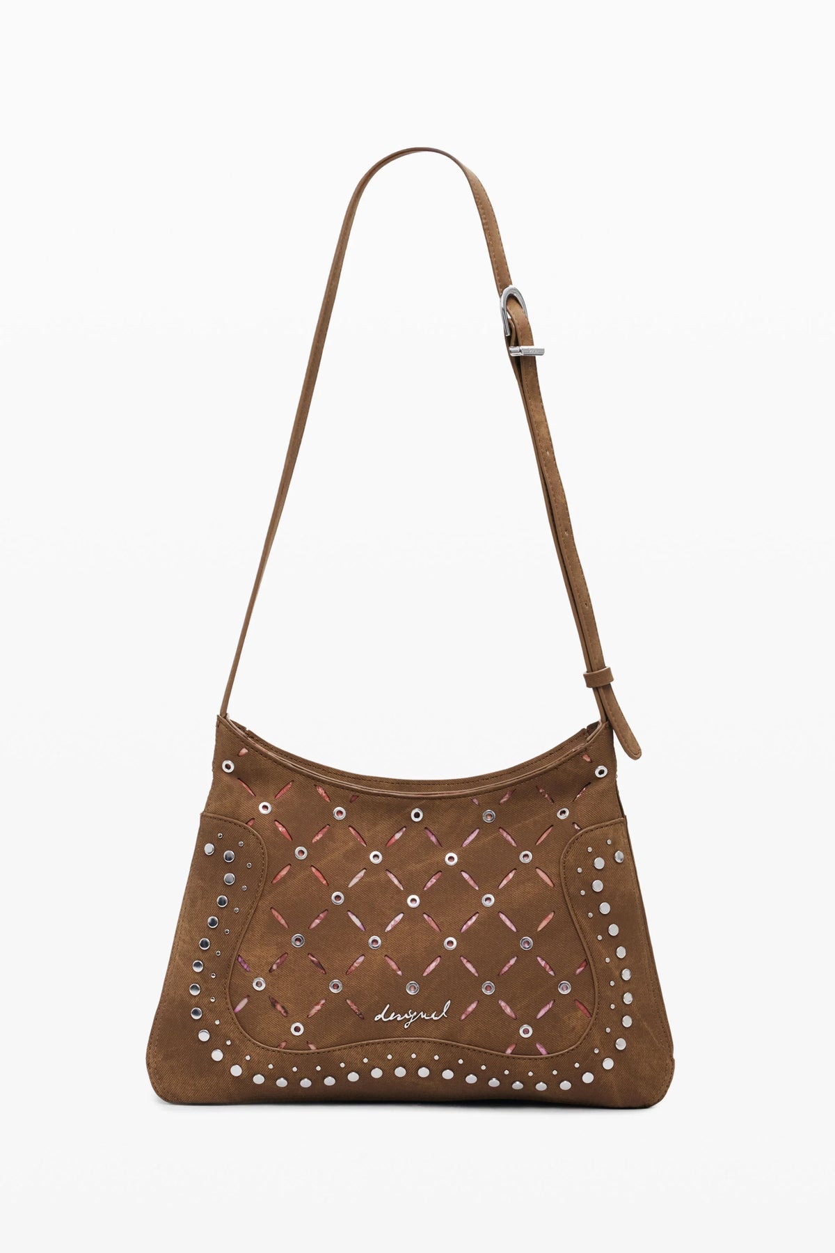 Bolso Desigual Yankee Manaos Camel Mujer 25WAXPB46011