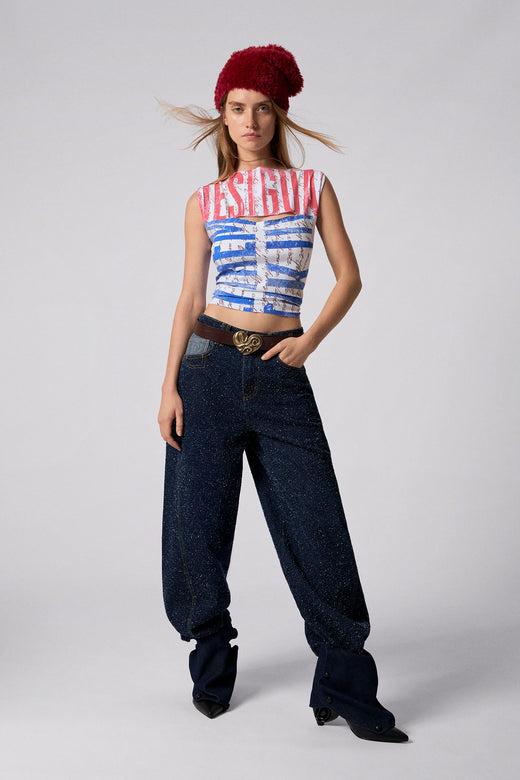 Jean Desigual Denim Mujer 25WWDDXX5008