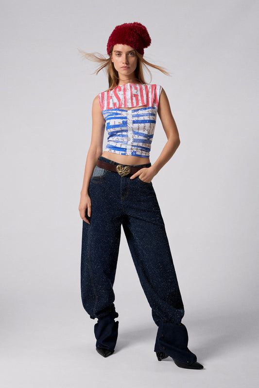 Jean Desigual Denim Mujer 25WWDDXX5008