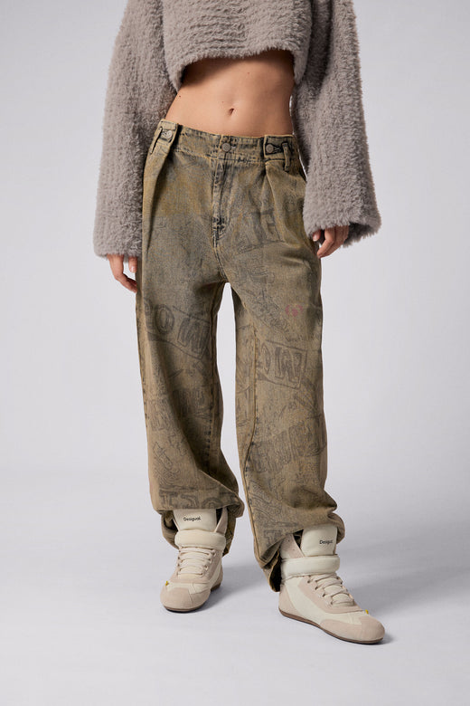 Pantalon Desigual Pant Mujer 25WWDDXP2060
