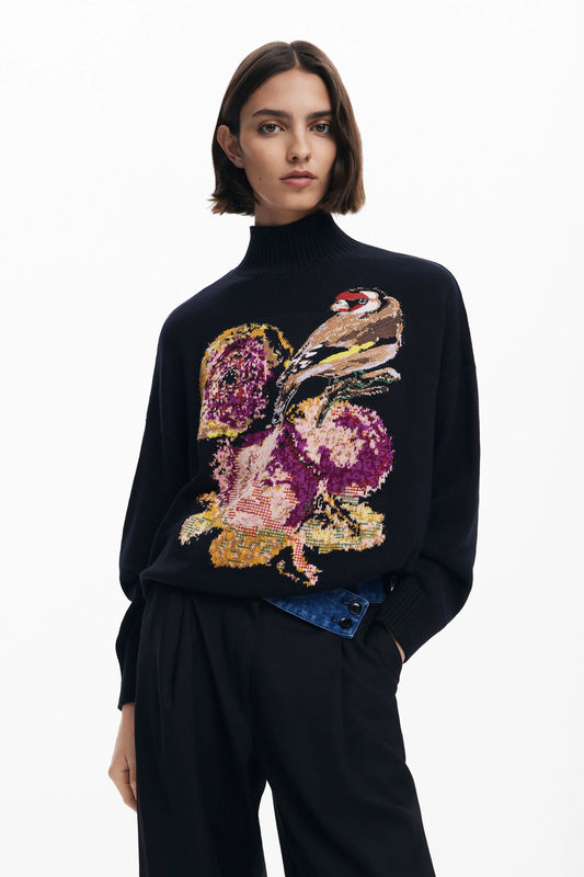 Buzo Desigual Bird_Lacroix Mujer 25WWJF042000