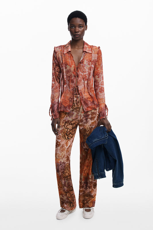 Pantalon Desigual Romantica Mujer 25WWPW027002