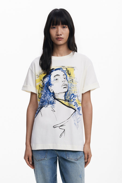 Camiseta Desigual Portrait Mujer 25WWTK051000
