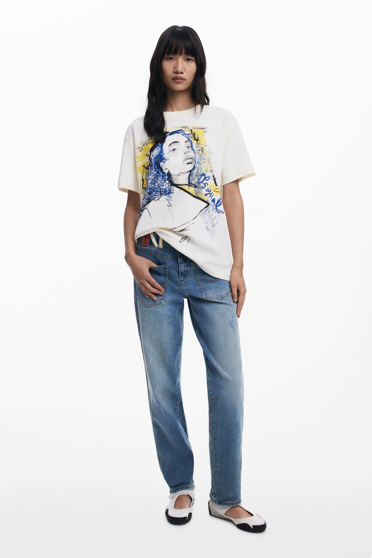 Camiseta Desigual Portrait Mujer 25WWTK051000