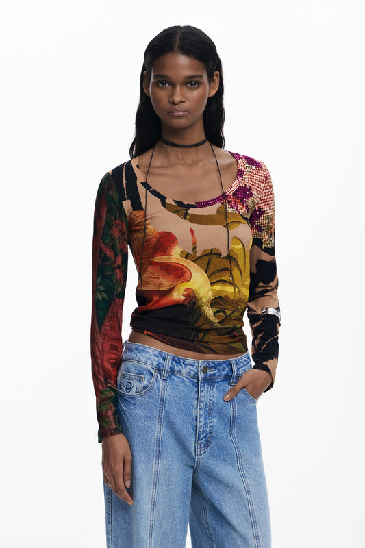 Camiseta Desigual Japon_Lacroix Mujer 25WWTK383035
