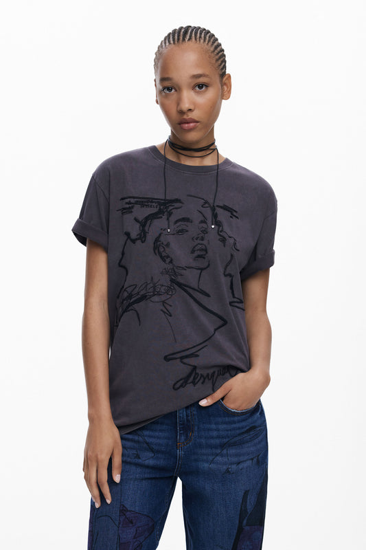 Camiseta Desigual Budapest Mujer 25WWTK476020