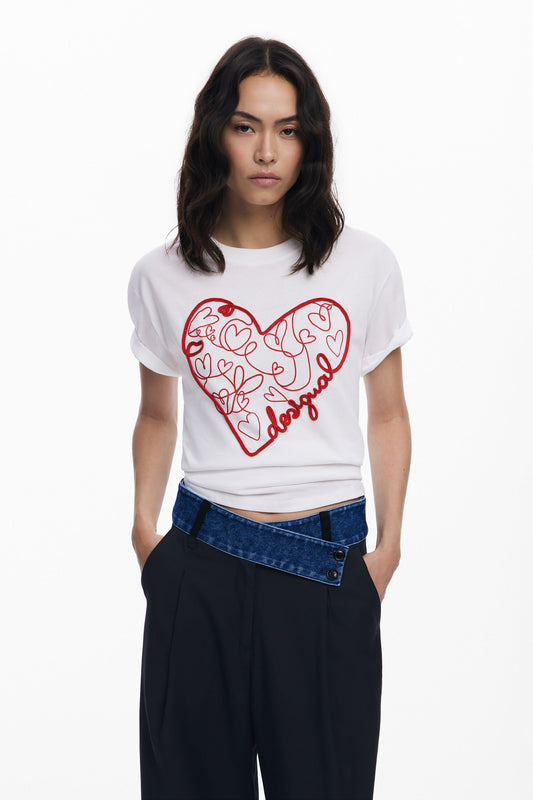 Camiseta Desigual Roma Mujer 25WWTK501000