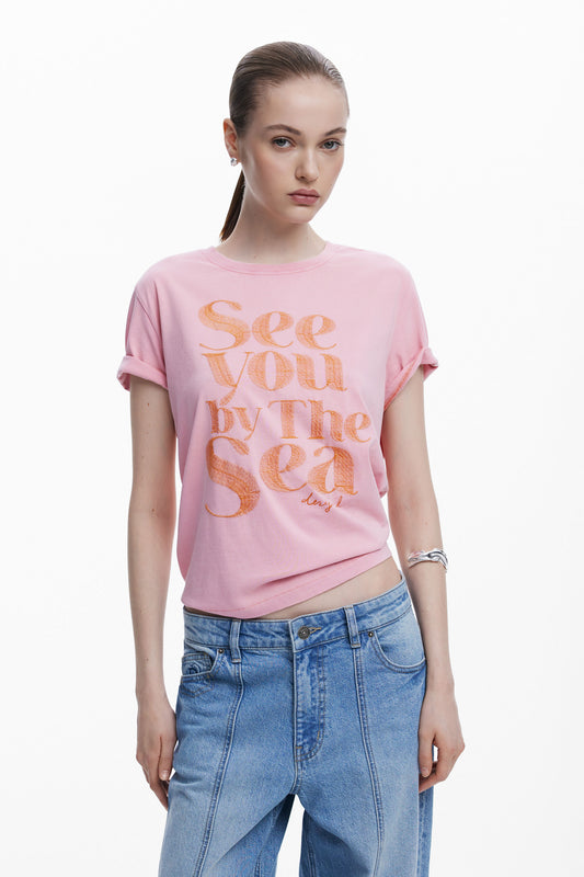Camiseta Desigual Sea Mujer 25WWTKX23049