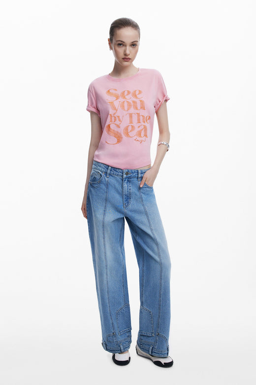 Camiseta Desigual Sea Mujer 25WWTKX23049