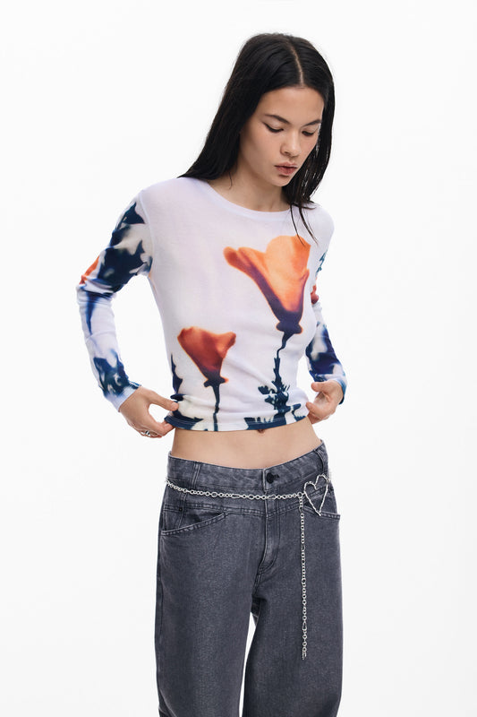 Camiseta Desigual Poppy Mujer 25WWTKYW1000