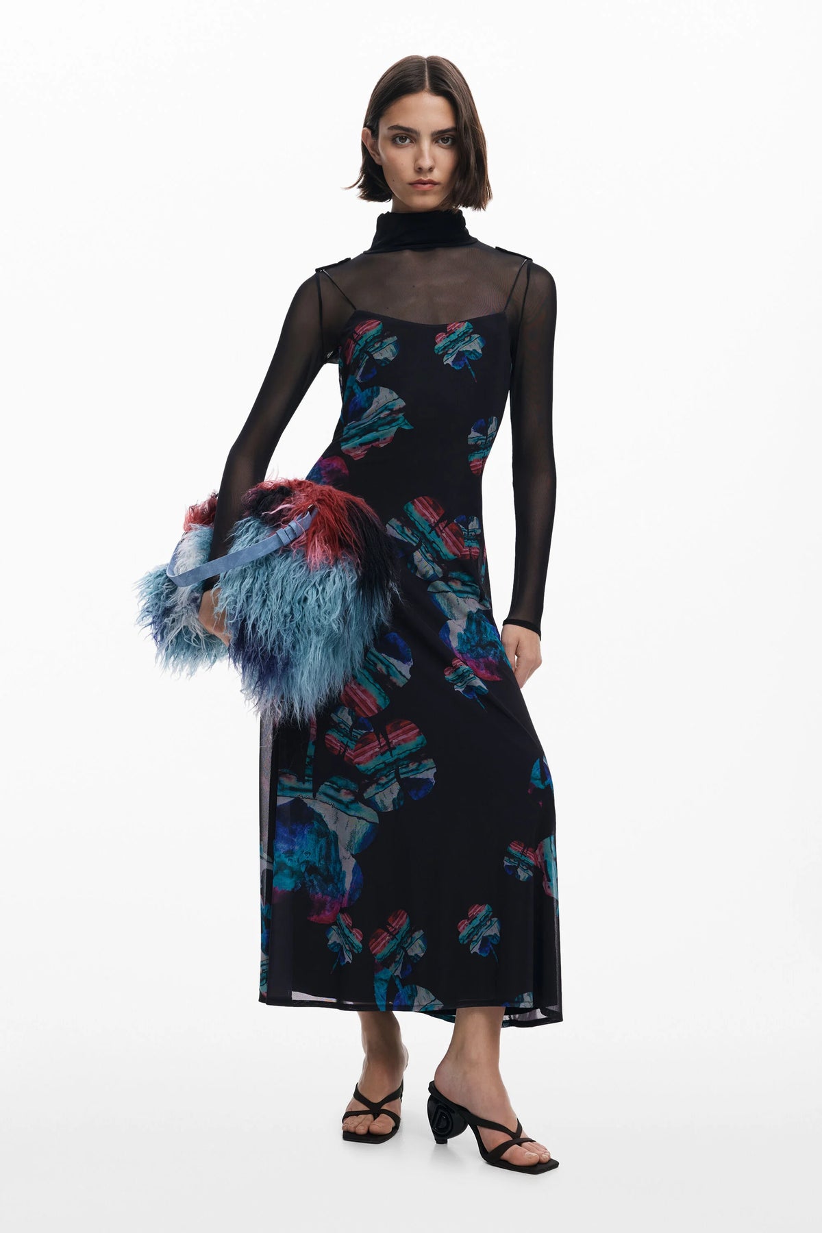 Vestido Desigual Watercolor_Lacroix Mujer 25WWVK032000