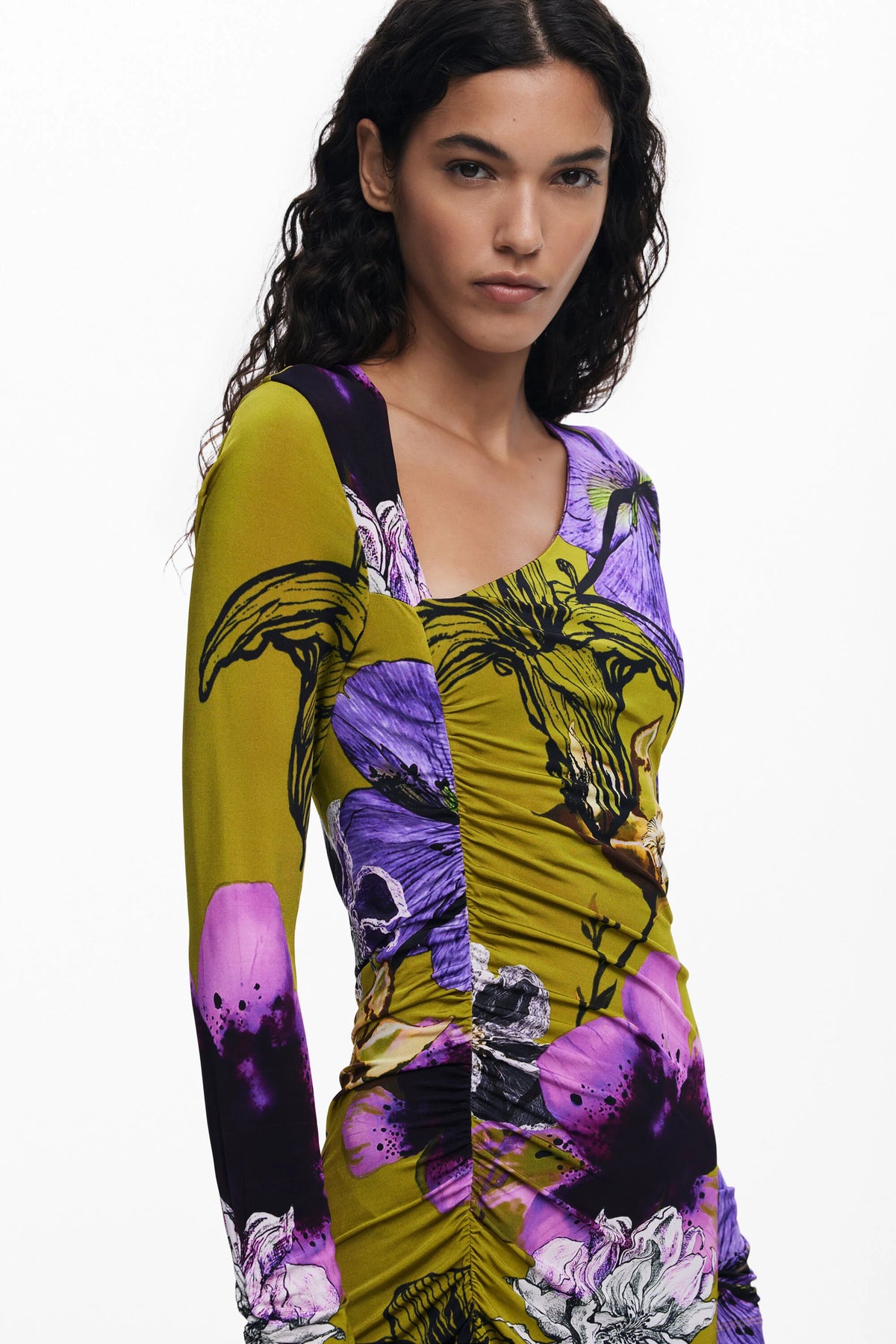 Vestido Desigual Neckline_L Mujer 25WWVK374010