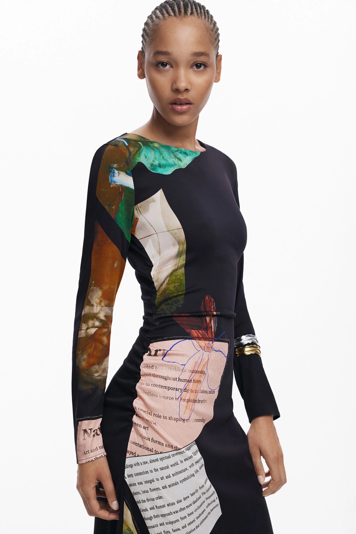 Vestido Desigual Patch_Fiona Mujer 25WWVW082000