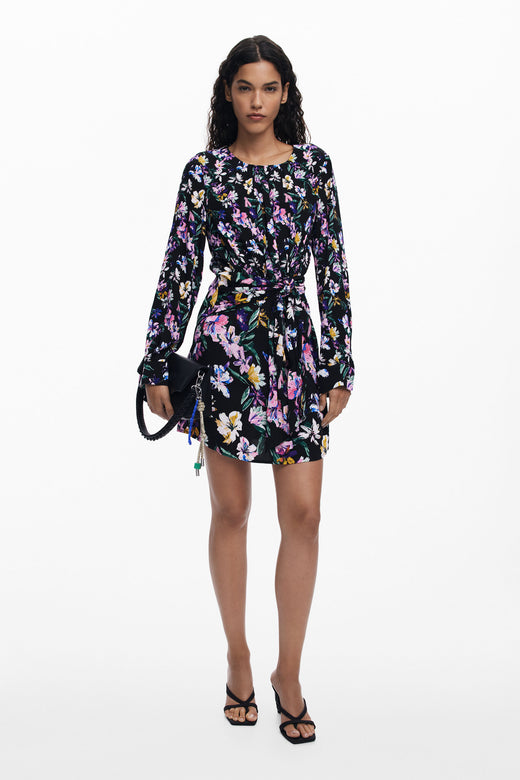 Vestido Desigual Flor_Acrilica Mujer 25WWVW099019