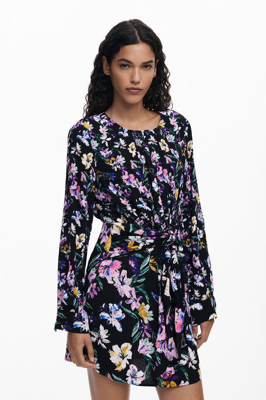 Vestido Desigual Flor_Acrilica Mujer 25WWVW099019