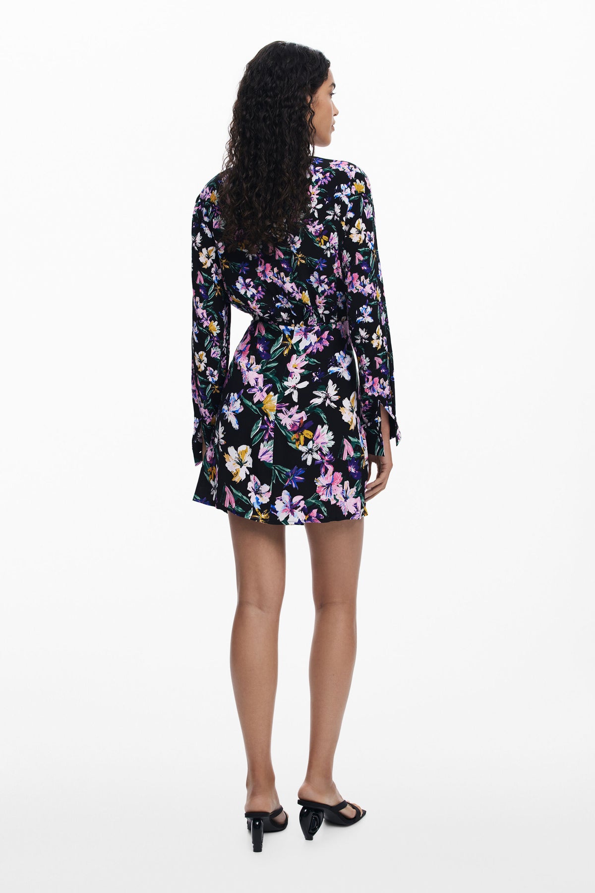 Vestido Desigual Flor_Acrilica Mujer 25WWVW099019
