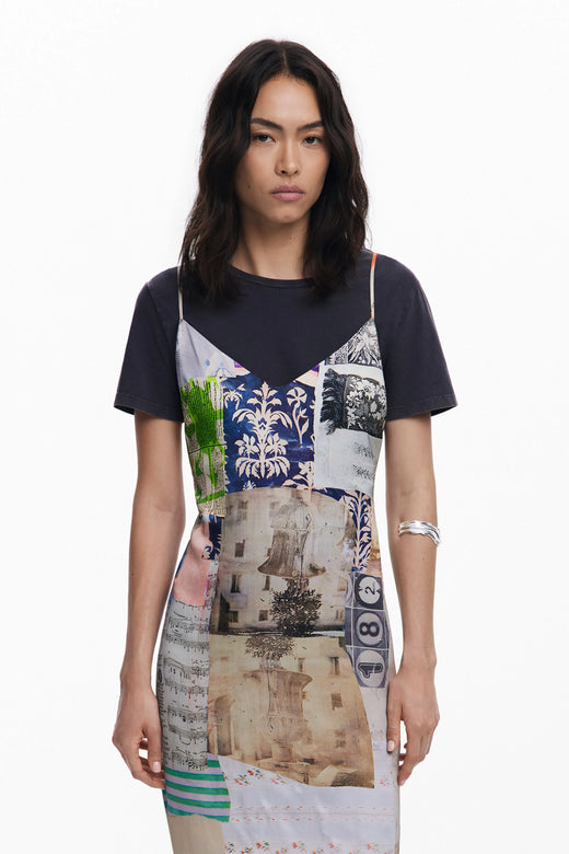 Vestido Desigual Collage Mujer 25WWVW176015