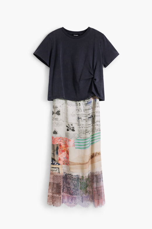 Vestido Desigual Collage Mujer 25WWVW176015