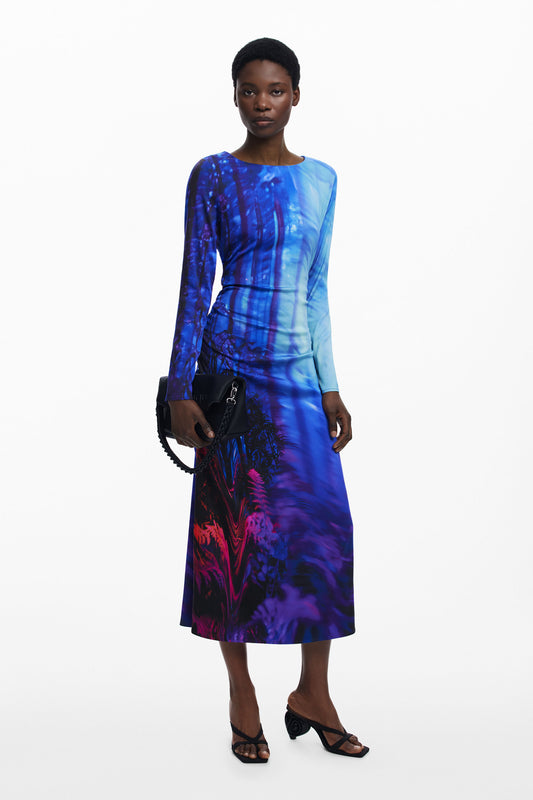 Vestido Desigual Paisajerosa Mujer 25WWVW223016