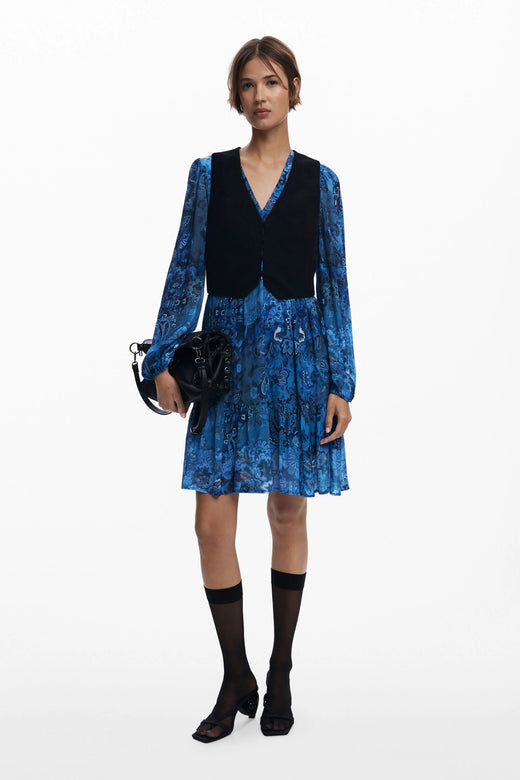 Vestido Desigual Chaleco Mujer 25WWVW275032