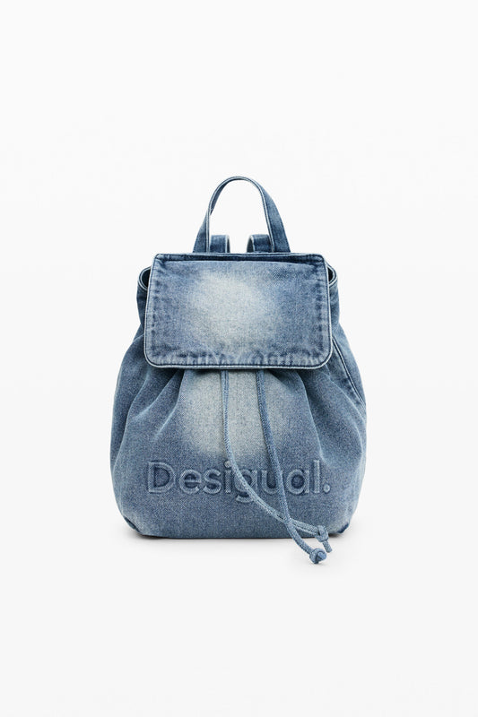 Maleta Desigual Half Logo Denim Mujer 26SAKD075005
