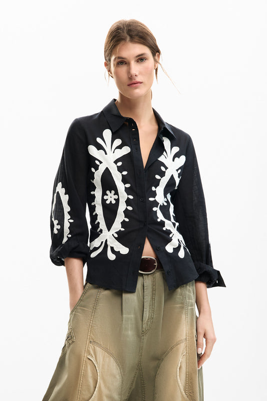 Camisa Desigual Flora Mujer 26SWCW082000